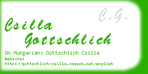 csilla gottschlich business card